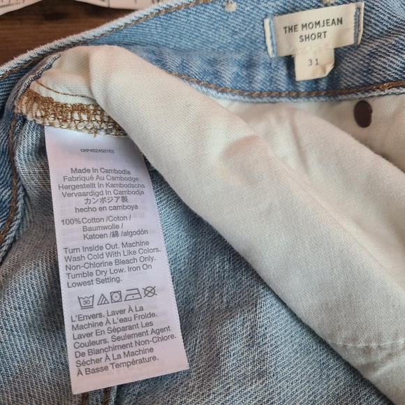 Madewell The Mom Jean Short 31 - Picture 8 of 8